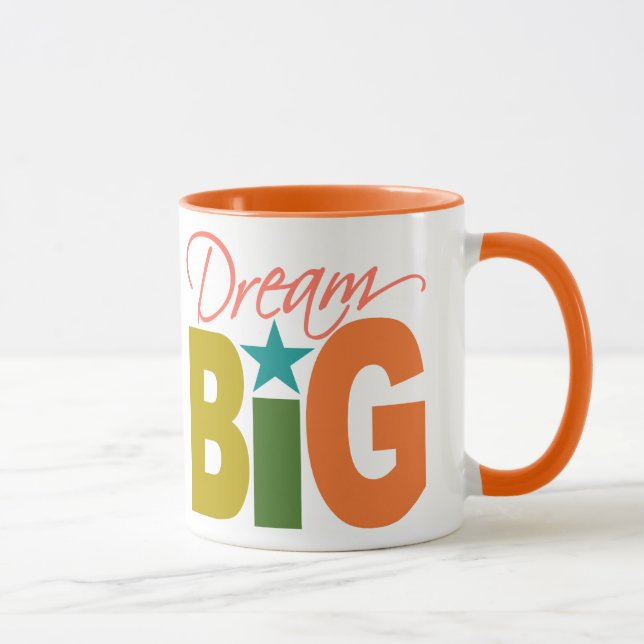 Rêver GROG tasse - choisir style & couleur (Droite)