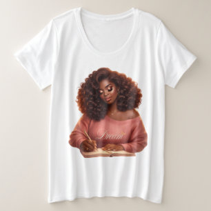 Rêver. Inspirer. Grandir. T-Shirt graphique pour f