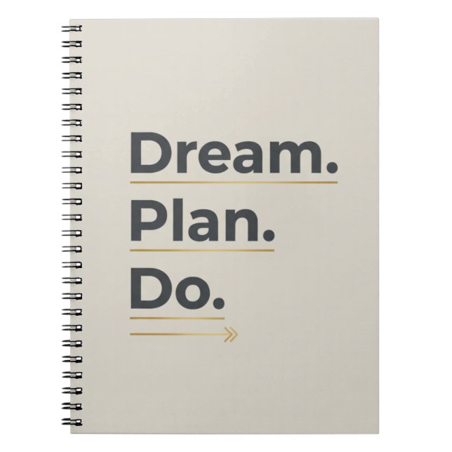 Rêver. Planifier. Faire. – Cahier de définition d' (Devant)