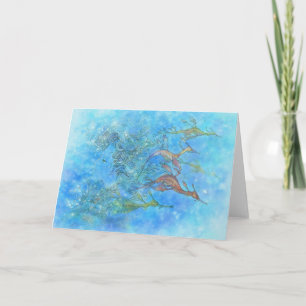 Rêver Sur Les Cartes De Voeux AquamarineTides