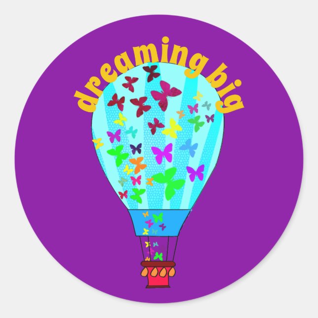 Rêver un gros autocollant (Devant)