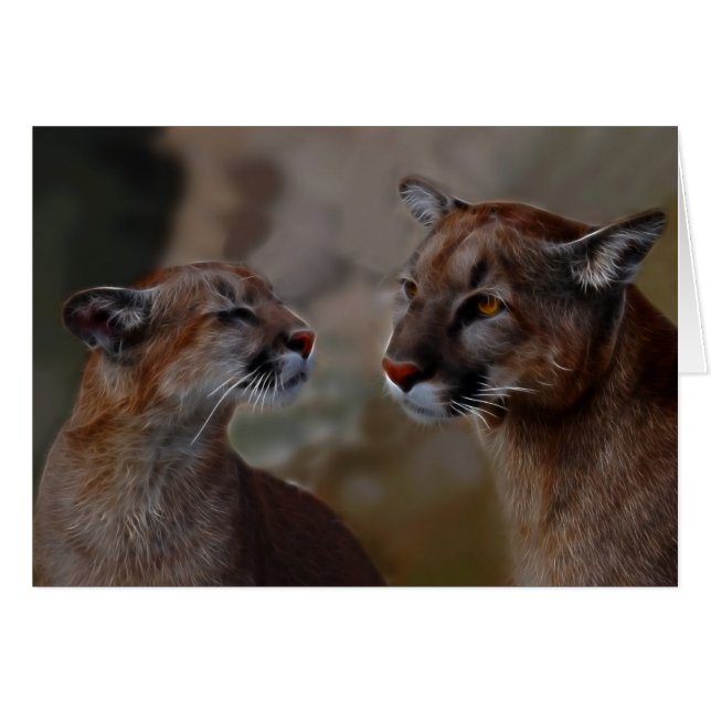 Révérence des lions de montagne (Devant horizontal)