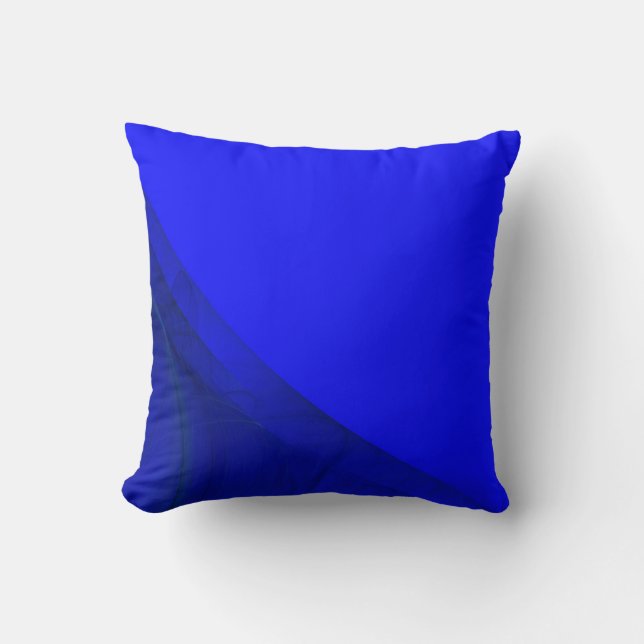 Reversible Bright Royal Bleu Coussin fractal (Recto)
