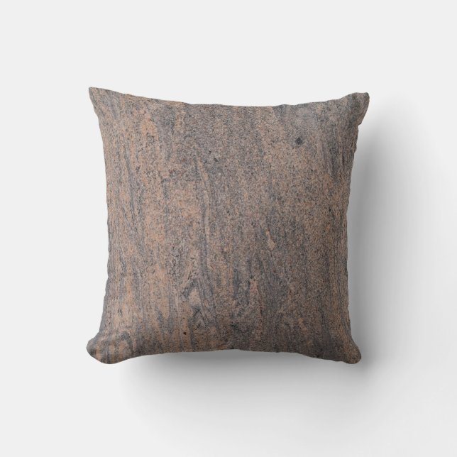 Reversible Pink n Grey Coussin texturé solide dos (Recto)