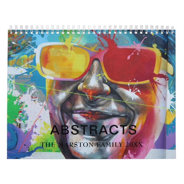 Rêves Abstraits Calendrier de 12 mois (Protection)