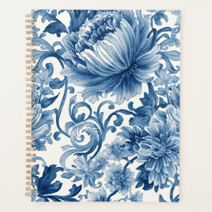 Rêves bleus   Chinoiserie aquarelle florale