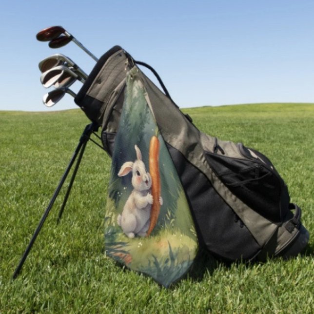 Rêves de Lapin de Prairie : Serviette de Golf Fant (Créateur téléchargé)