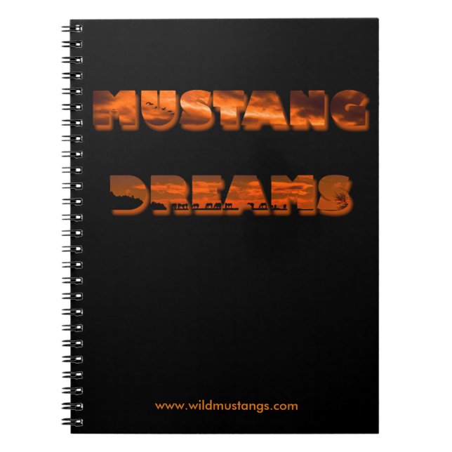 Rêves de mustang - carnet de photo (80 pages B&W) (Devant)