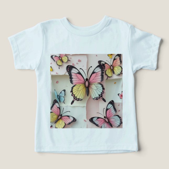 Rêves de papillons ✨ Whimsical - Tee de style dess (Design Recto)