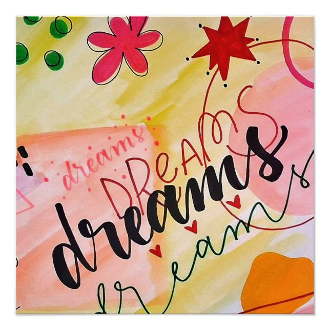 Rêves de Poster Brillants (Devant)