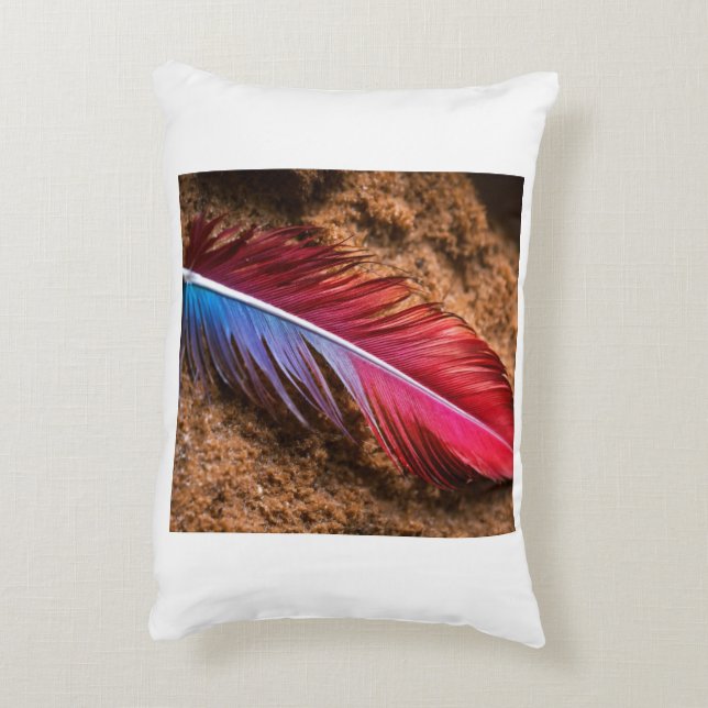Rêves légers en plume" Coussin (Dos(Vertical))