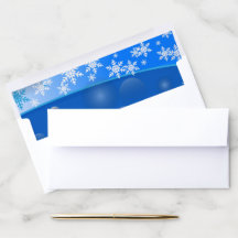 Revêtement d'enveloppe de vacances de Noël