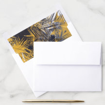 Revêtement noir et jaune d'enveloppe de starburst