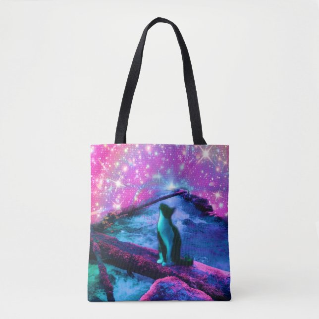 Rêveur Éthéré - Sac Cabas Chat (Devant)