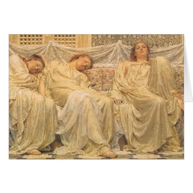 Rêveurs par Albert Joseph Moore, Art victorien (Devant horizontal)