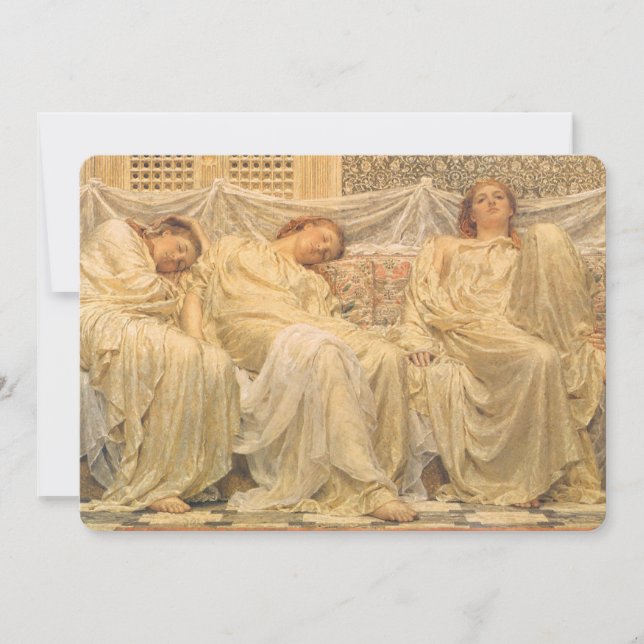 Rêveurs par Albert Joseph Moore, Art victorien (Devant)