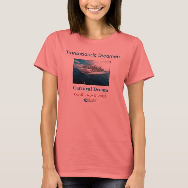 Rêveurs transatlantiques - t-shirt dames (Devant)