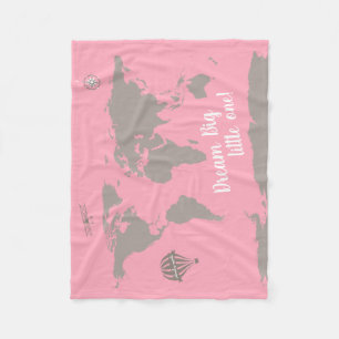 Rêvez-en un grand petit ! Couverture pour bébé ros