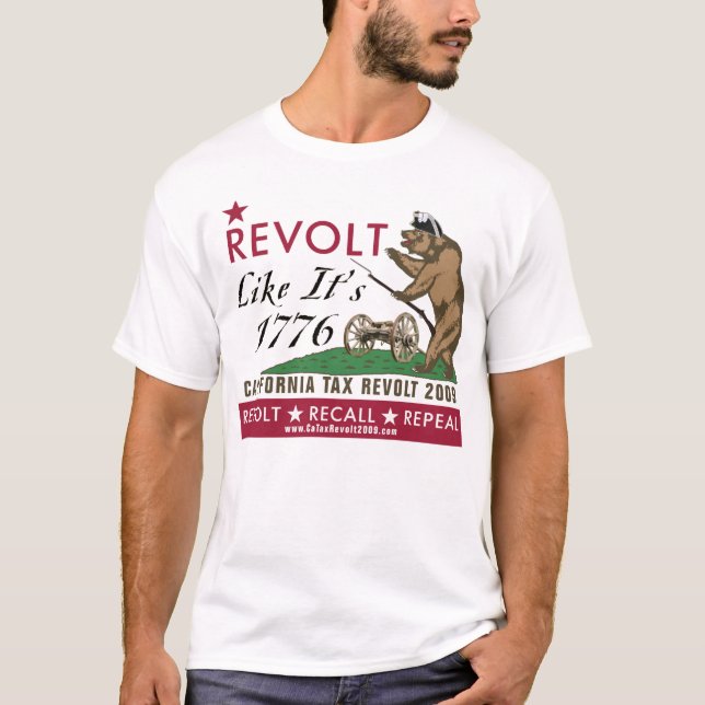 Révolte comme 1776 - T-shirt de Benoît Arnold de (Devant)