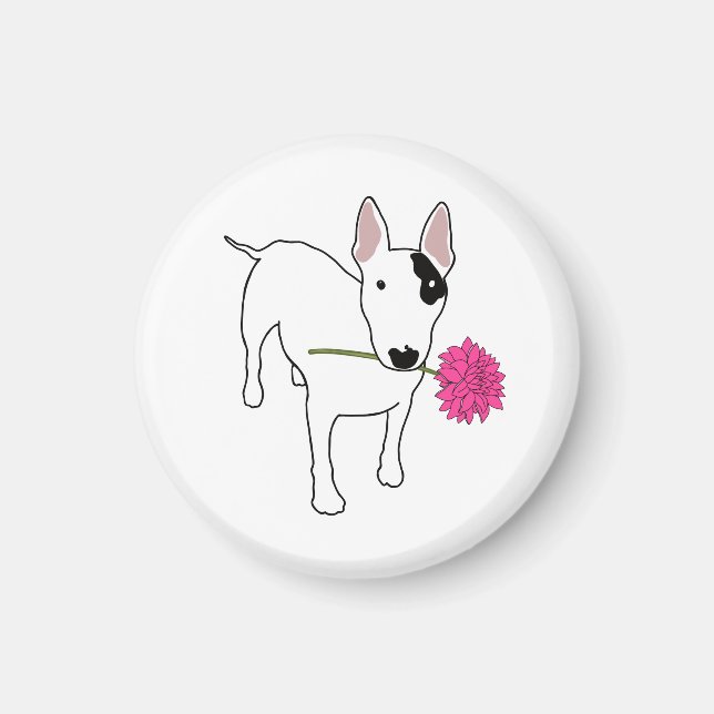 Rex et aimant à fleurs (Devant)