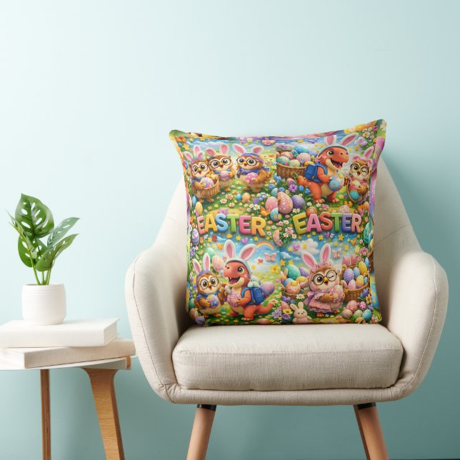 Rex et hoot Coussin de jardin de Pâques char de fo (Chaise)
