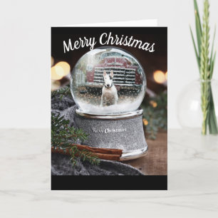 Rex La TV Terrier Carte de Noël