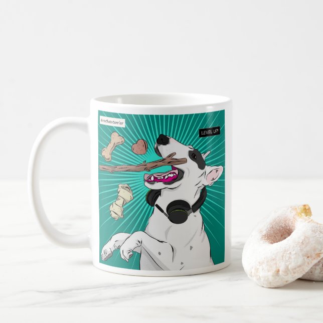 Rex The TV Terrier Virtual Fetch mug (Avec donut)