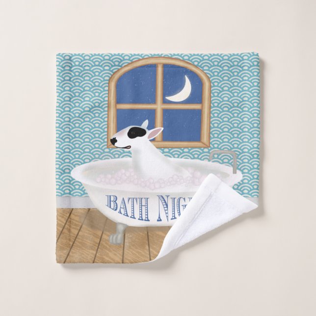 Rex TV Terrier Salle De Bain Nuit Ensemble (Gant de toilette)