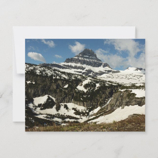 Reynolds Mountain depuis Logan Pass à Glacier Park (Devant)