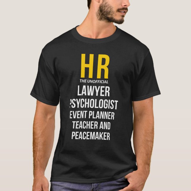 RH Ressources humaines Drôle T-shirt cadeau (Devant)