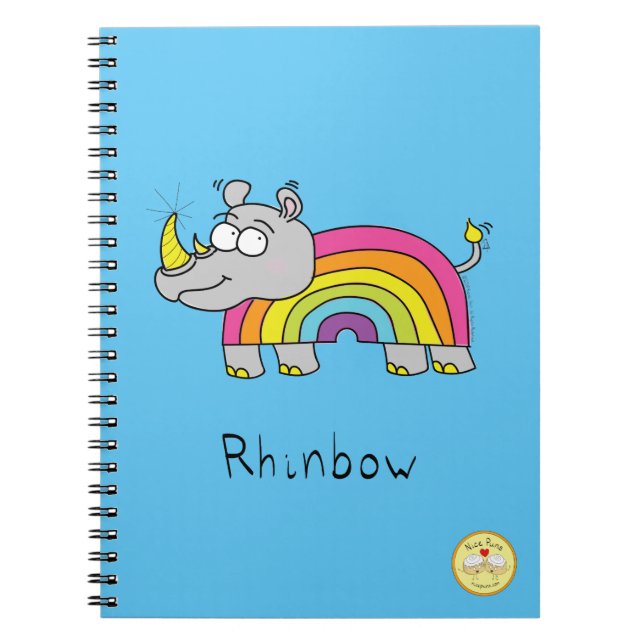 Rhinbow Rhino Rainbow Carnet (Devant)