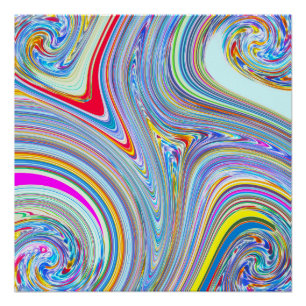 RhineStone 5 Swirl Poster parfait