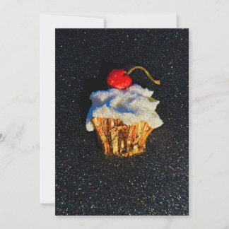 Rhinestone cupcake Carte de vacances