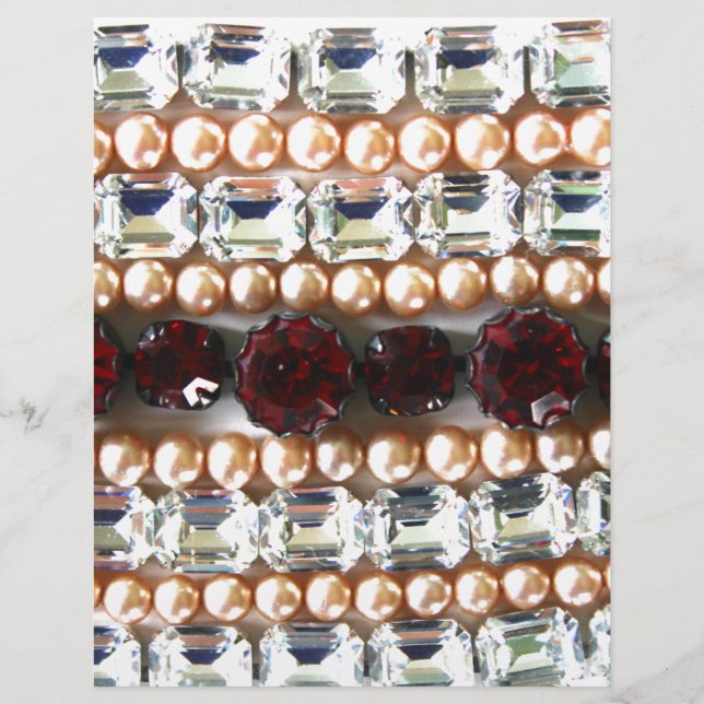 Rhinestones et perles - Bijoux vintages (Devant)