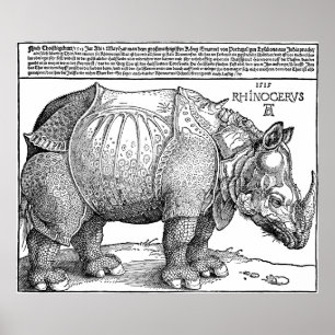 Rhino par Albrecht Durer Poster