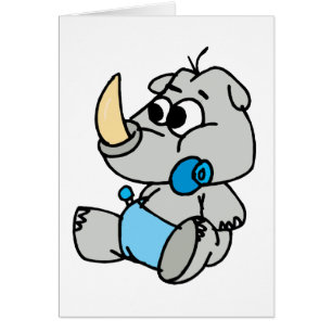 Rhinocéros de bébé