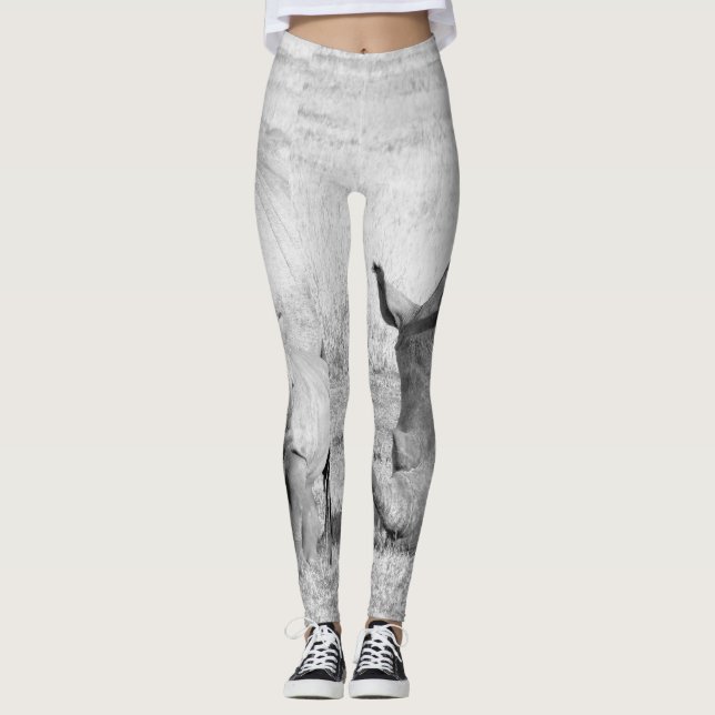 Rhinocéros mignons en Afrique leggings (Devant)