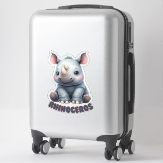 RHINOCEROS - STICKER DE NURSERY