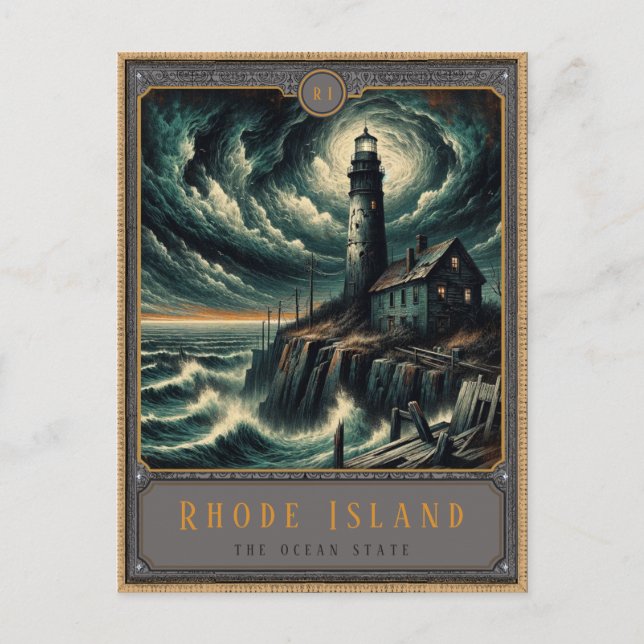 Rhode Island | Carte postale d'art gothique (Devant)
