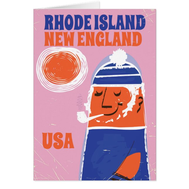 Rhode Island, pêcheur de Nouvelle-Angleterre affic (Devant)