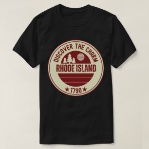 Rhode Island Souvenir - T-Shirt Cadeau d'État RI