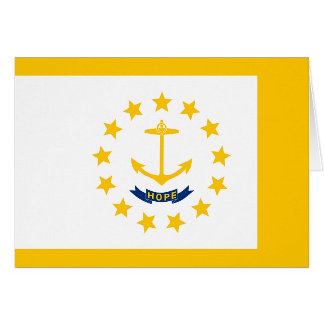 Rhode Island State Flag Design (Devant horizontal)