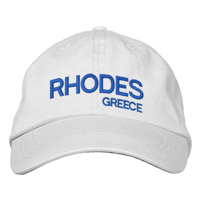 Rhodes, Grèce Casquette de baseball personnalisé (Devant)