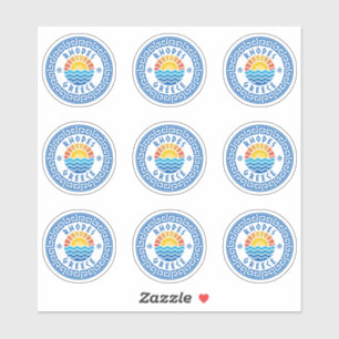 Rhodes Island, Grèce Sticker à pack multiple