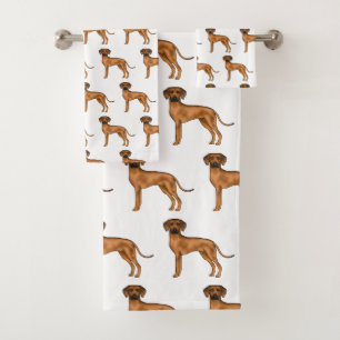 Rhodesian Ridgeback Brown Africain Lion Dog Motif