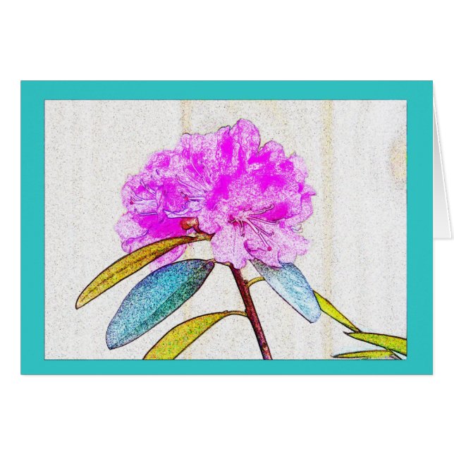Rhododendron lumineux dans des couleurs (Devant horizontal)