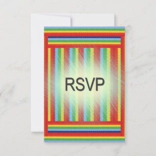 Ribbon arc-en-ciel RSVP