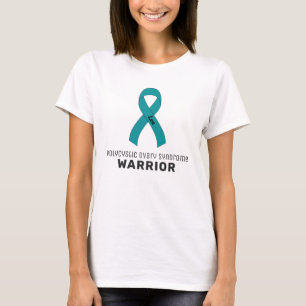 Ribbon blanc T-shirt pour le syndrome d'ovaire pol