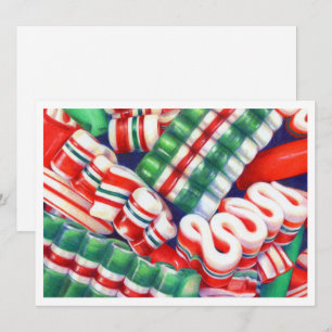 RIBBON CANDY 5.5x7.5 Carte plate