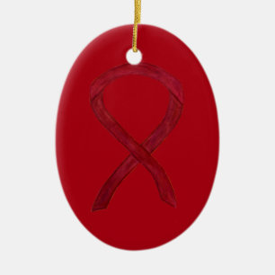 Ribbon de Conscience de Bourgogne Ornements d'Art 